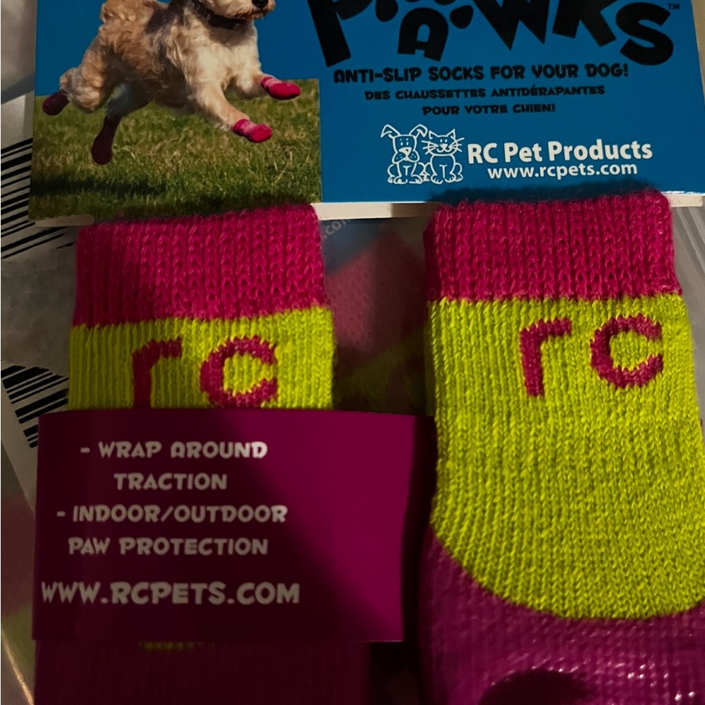Brand new anti-slip doggy socks. XL